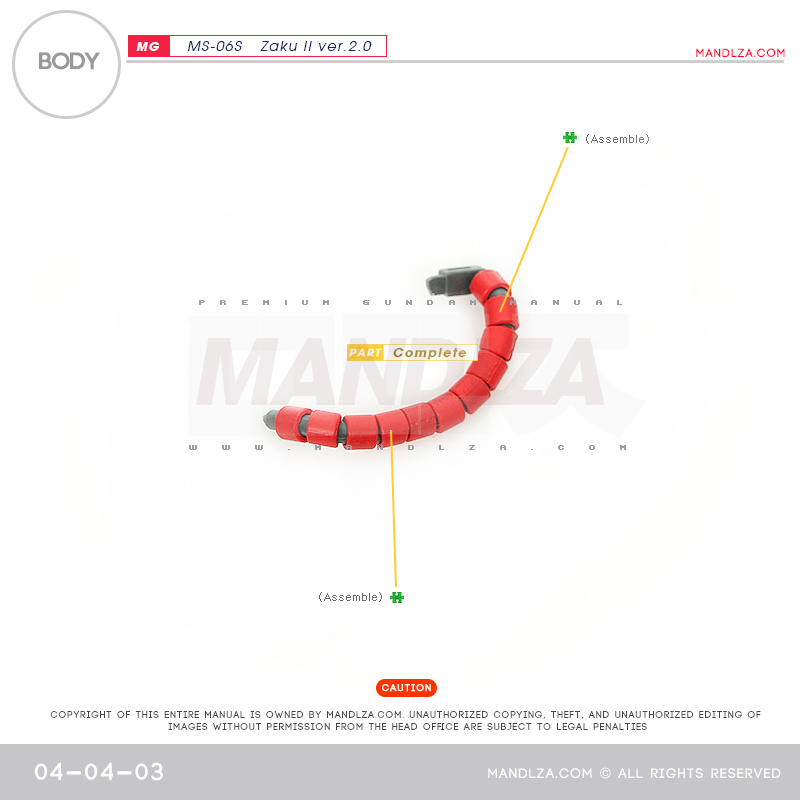 MG] Char Zaku 2.0 BODY 04-04