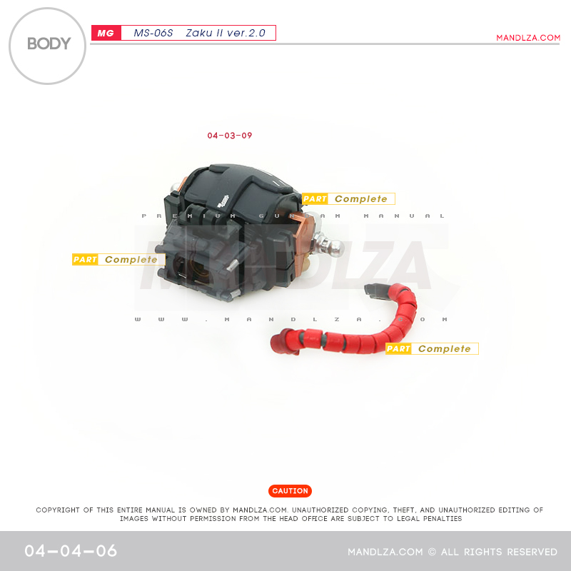 MG] Char Zaku 2.0 BODY 04-04