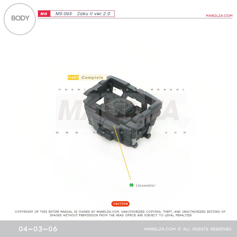MG] Char Zaku 2.0 BODY 04-03