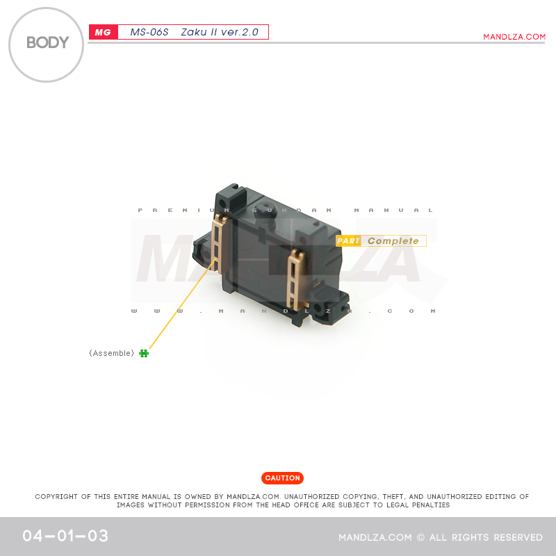 MG] Char Zaku 2.0 BODY 04-01