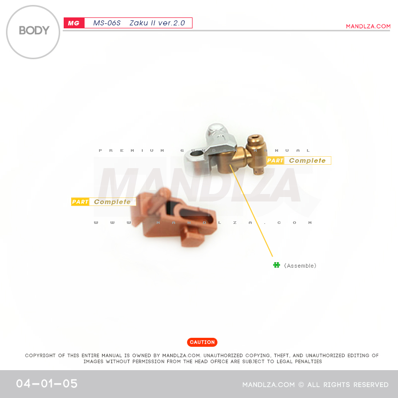 MG] Char Zaku 2.0 BODY 04-01