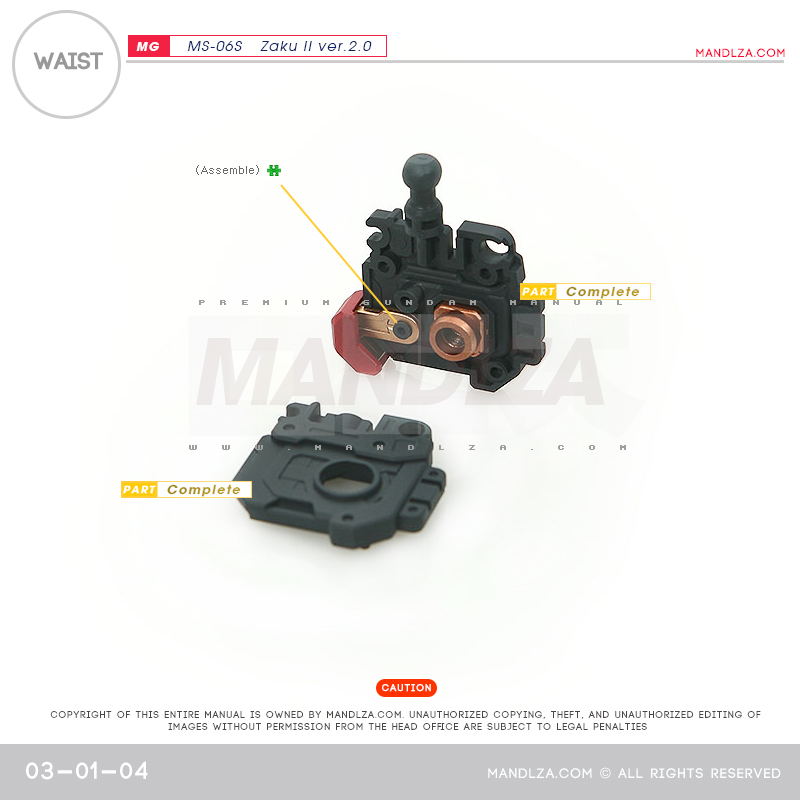 MG] Char Zaku 2.0 WAIST 03-01