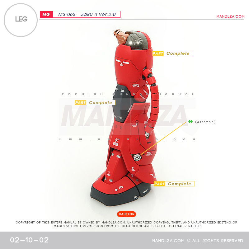 MG] Char Zaku 2.0 LEG 02-10