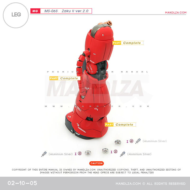 MG] Char Zaku 2.0 LEG 02-10