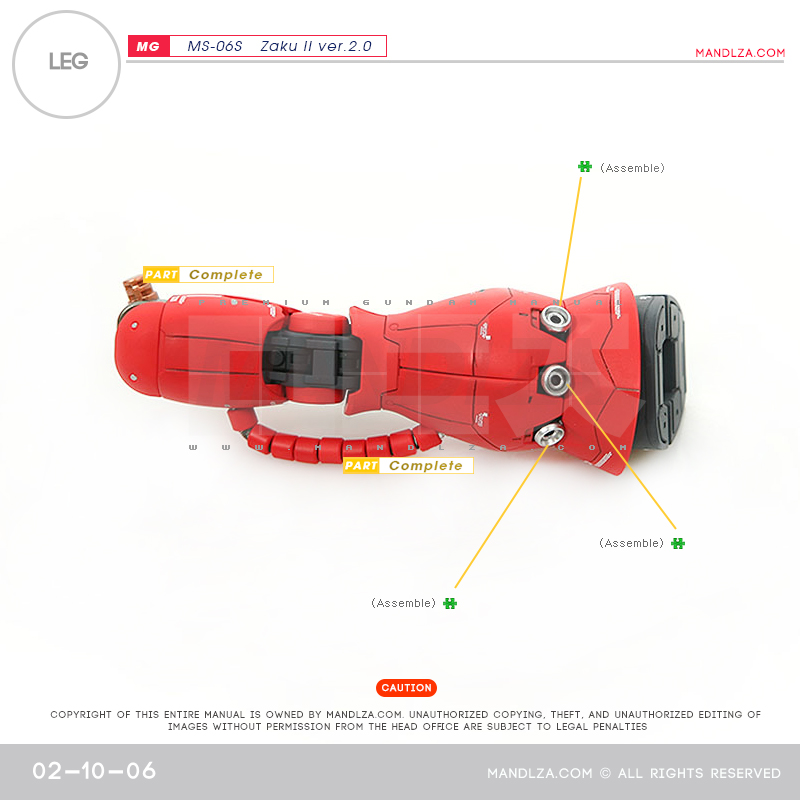 MG] Char Zaku 2.0 LEG 02-10