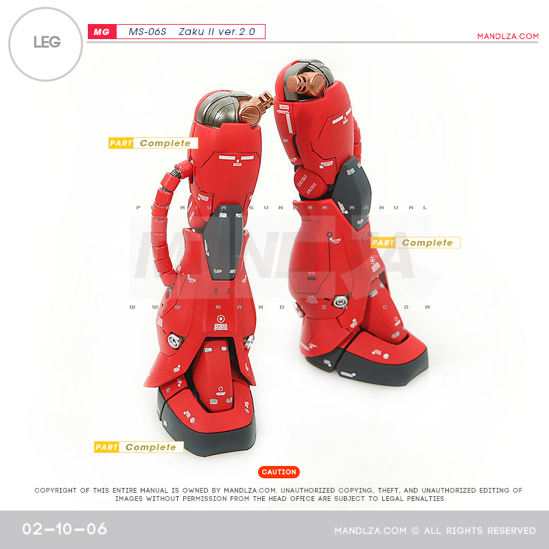 MG] Char Zaku 2.0 LEG 02-10