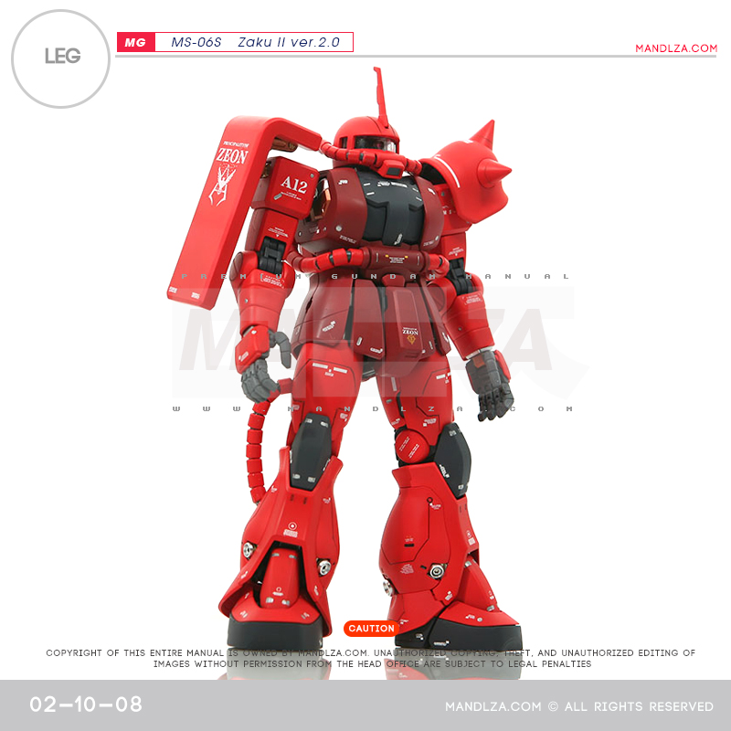 MG] Char Zaku 2.0 LEG 02-10