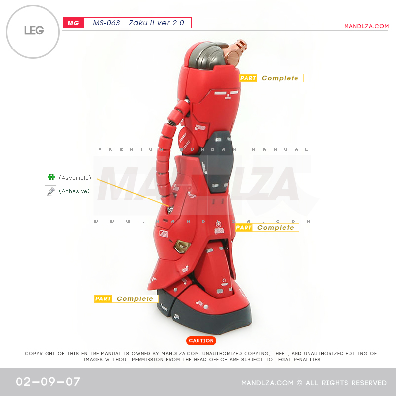 MG] Char Zaku 2.0 LEG 02-09