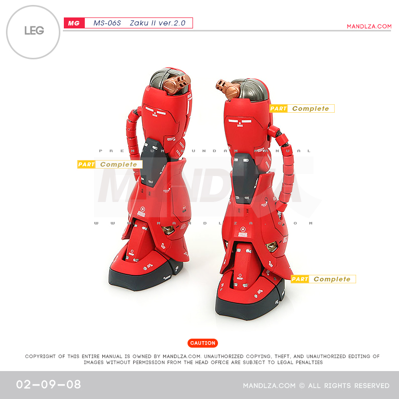 MG] Char Zaku 2.0 LEG 02-09