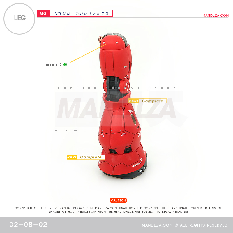 MG] Char Zaku 2.0 LEG 02-08