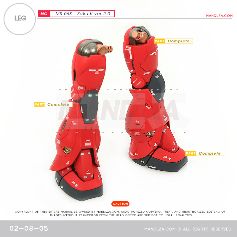 MG] Char Zaku 2.0 LEG 02-08