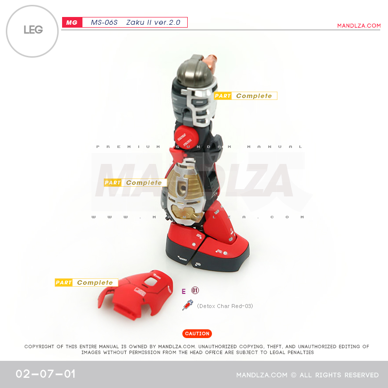 MG] Char Zaku 2.0 LEG 02-07