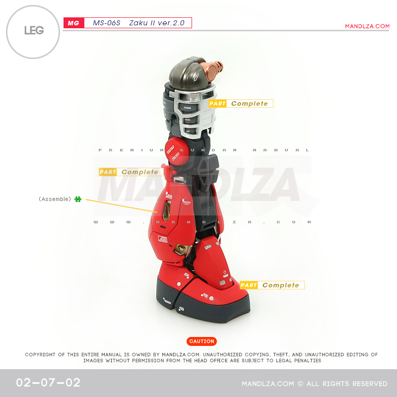 MG] Char Zaku 2.0 LEG 02-07