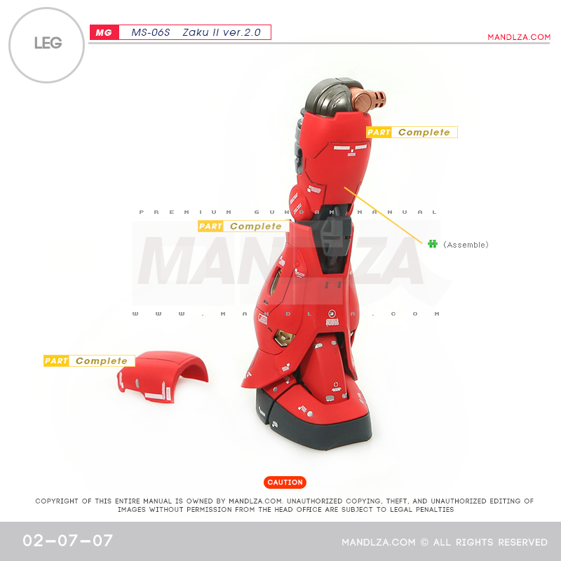 MG] Char Zaku 2.0 LEG 02-07