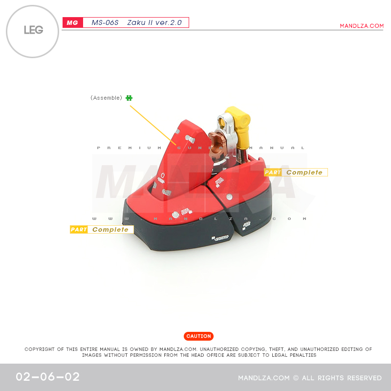 MG] Char Zaku 2.0 LEG 02-06