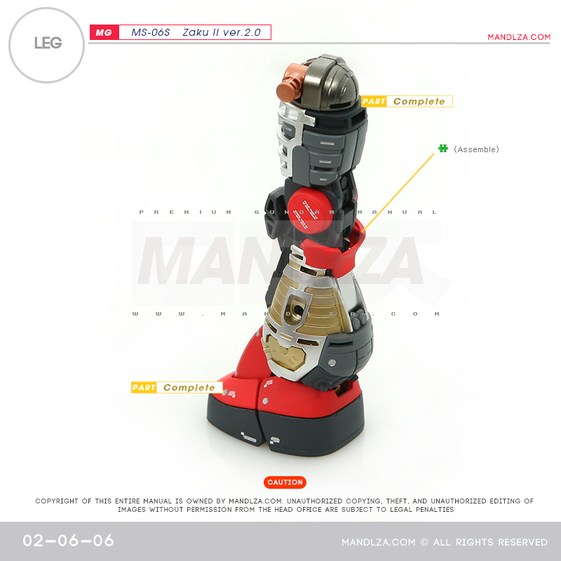 MG] Char Zaku 2.0 LEG 02-06