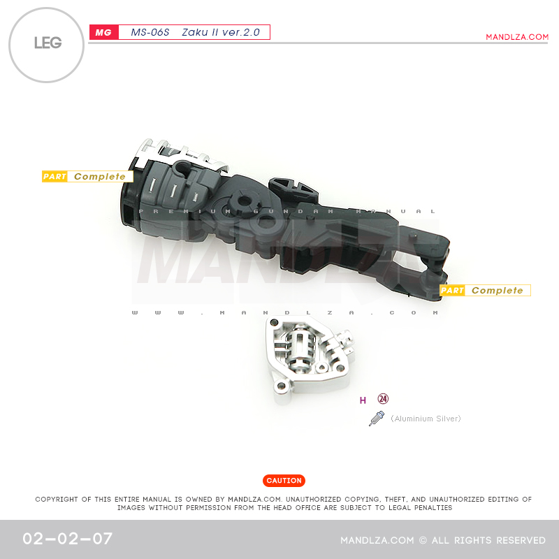 MG] Char Zaku 2.0 LEG 02-02