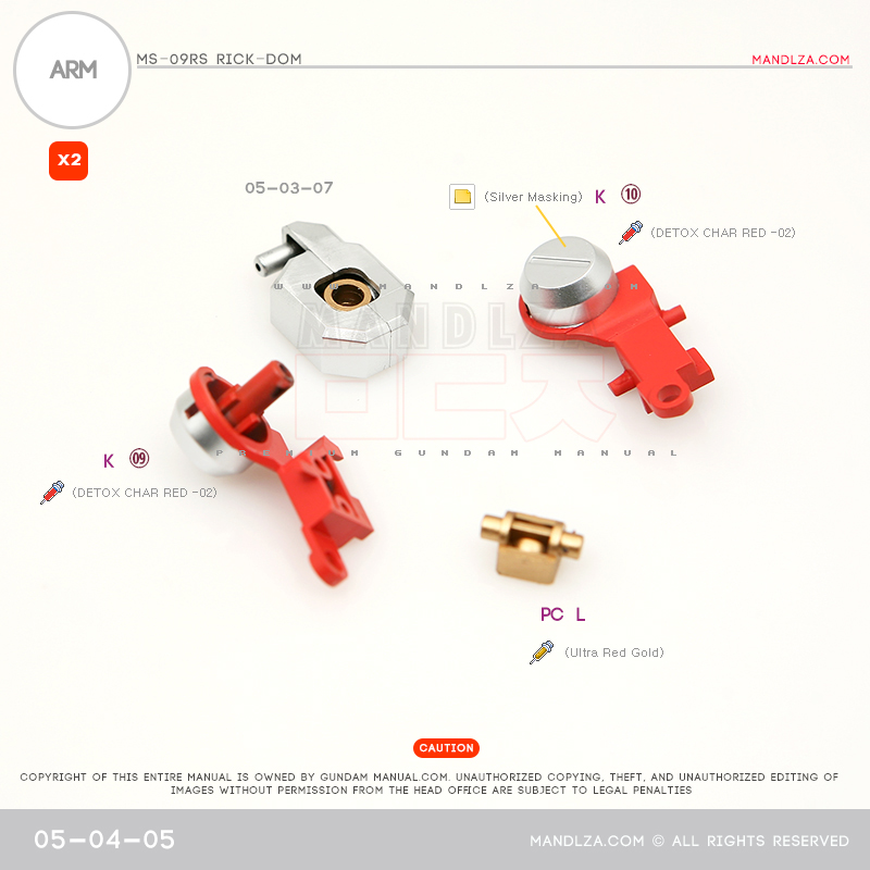 MG] Char Zaku 2.0 ARM 05-04