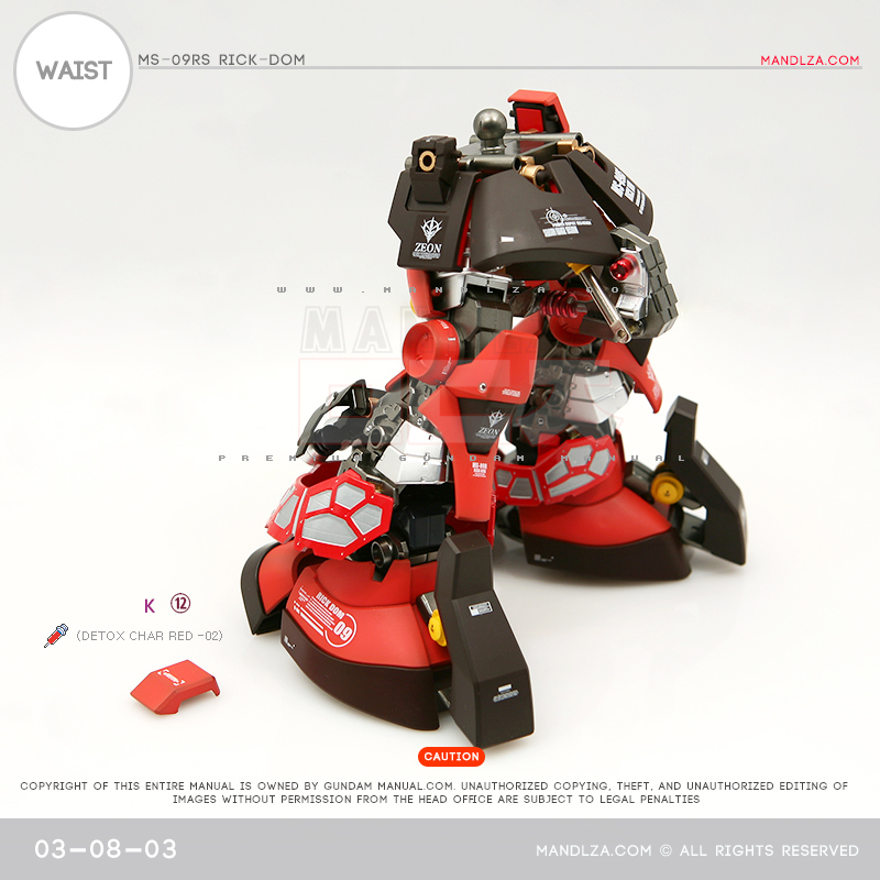 MG] Char Zaku 2.0 WAIST 03-08