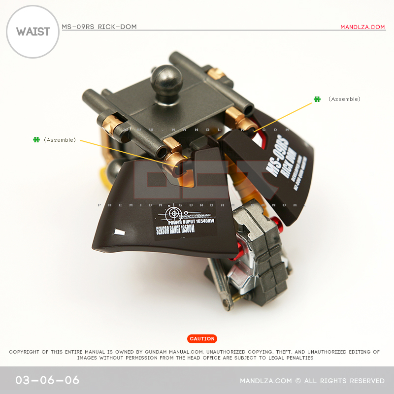 MG] Char Zaku 2.0 WAIST 03-06