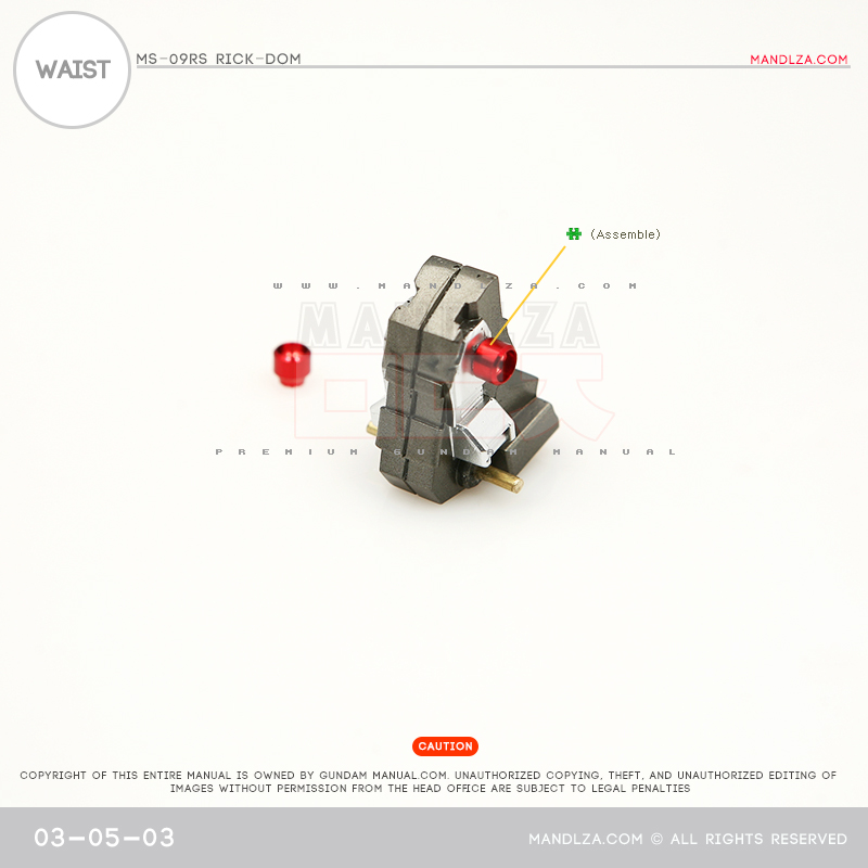 MG] Char Zaku 2.0 WAIST 03-05