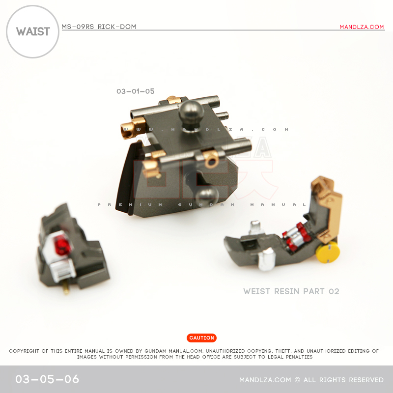 MG] Char Zaku 2.0 WAIST 03-05