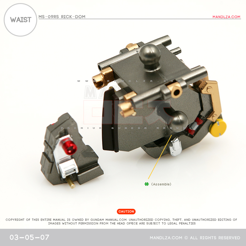 MG] Char Zaku 2.0 WAIST 03-05