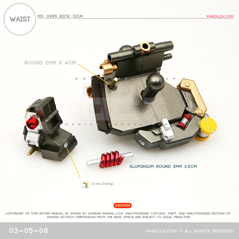 MG] Char Zaku 2.0 WAIST 03-05