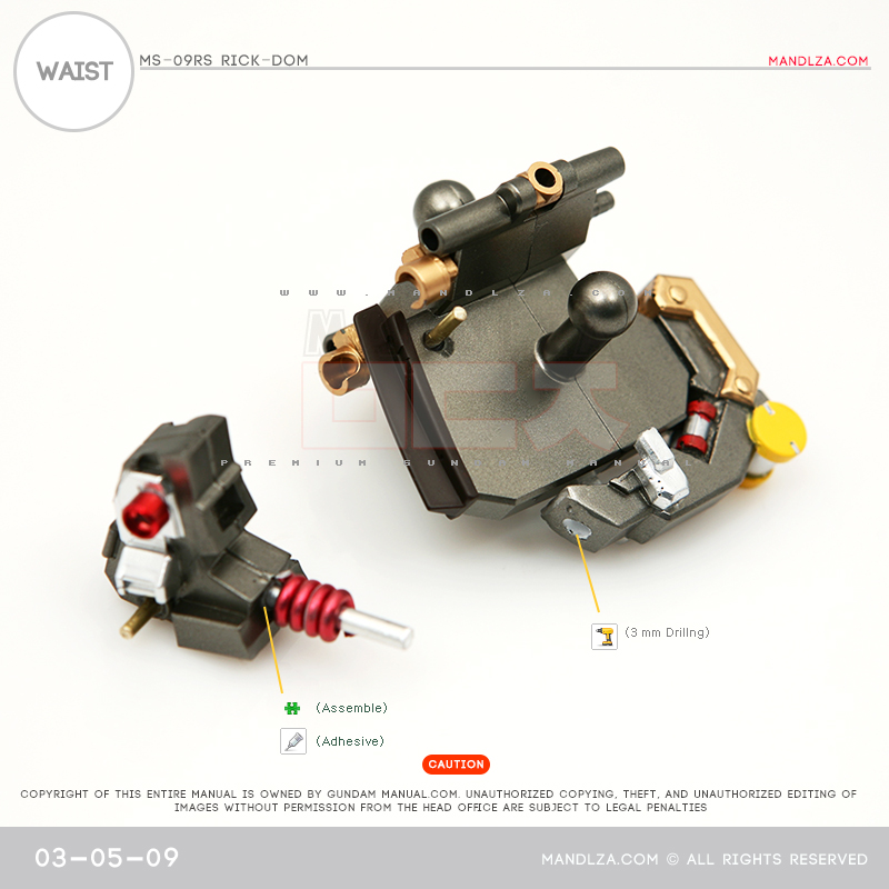 MG] Char Zaku 2.0 WAIST 03-05