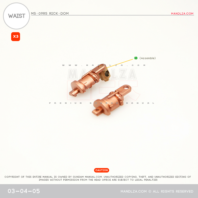 MG] Char Zaku 2.0 WAIST 03-04