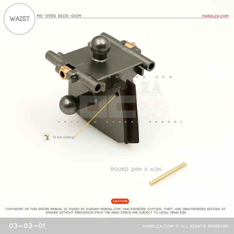 MG] Char Zaku 2.0 WAIST 03-03