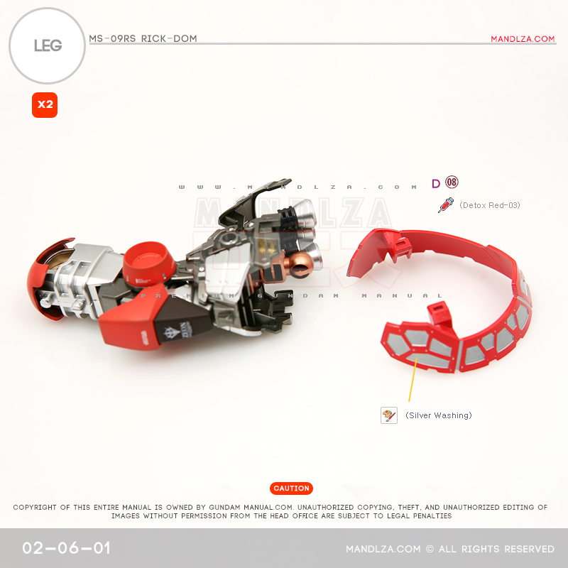 MG] Char Zaku 2.0 LEG 02-06