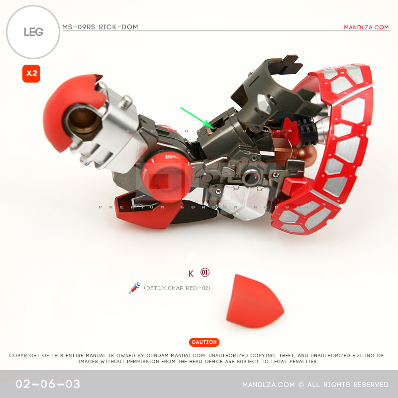 MG] Char Zaku 2.0 LEG 02-06
