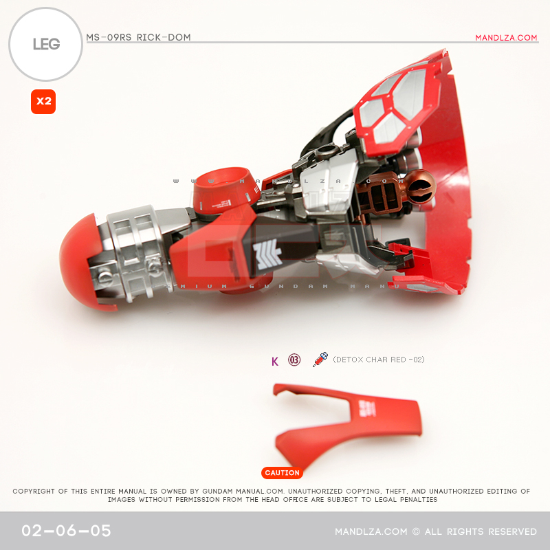 MG] Char Zaku 2.0 LEG 02-06