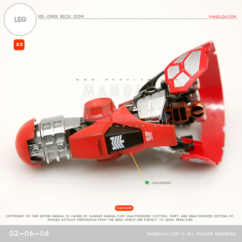 MG] Char Zaku 2.0 LEG 02-06