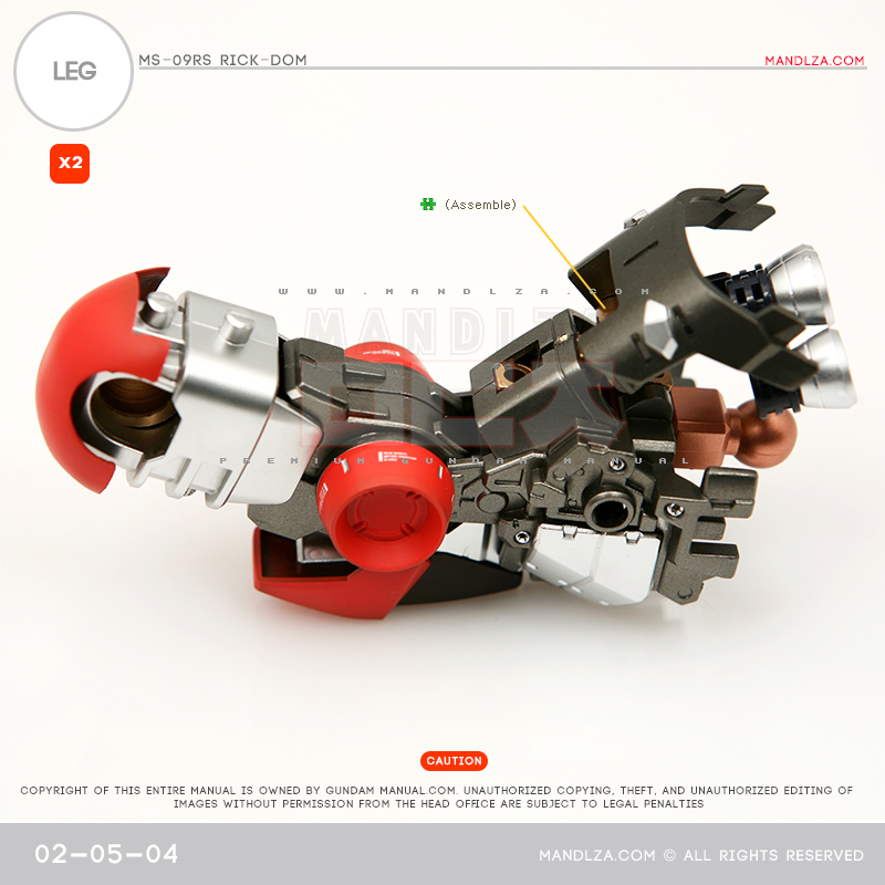 MG] Char Zaku 2.0 LEG 02-05