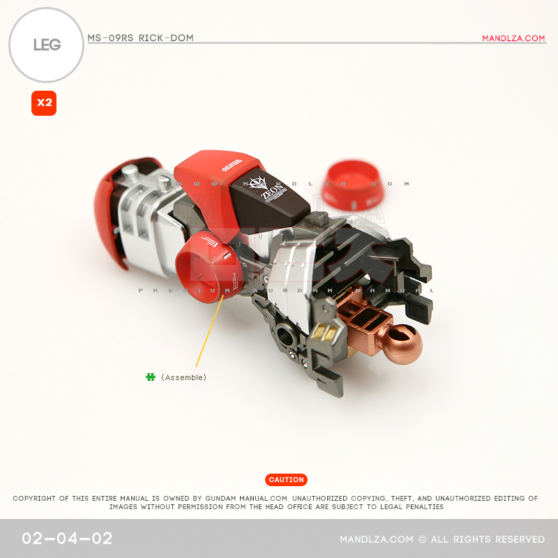 MG] Char Zaku 2.0 LEG 02-04
