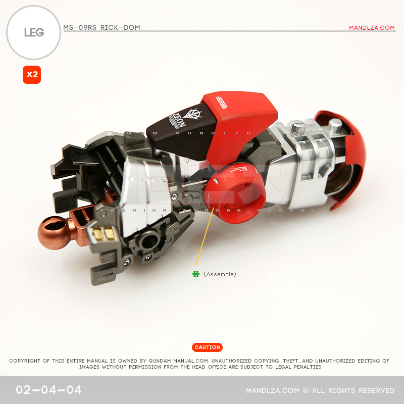 MG] Char Zaku 2.0 LEG 02-04