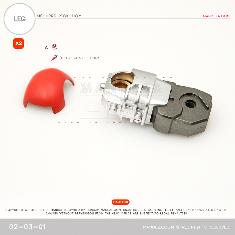 MG] Char Zaku 2.0 LEG 02-03