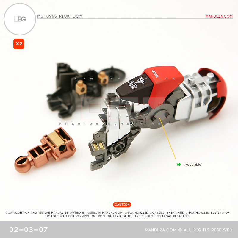 MG] Char Zaku 2.0 LEG 02-03
