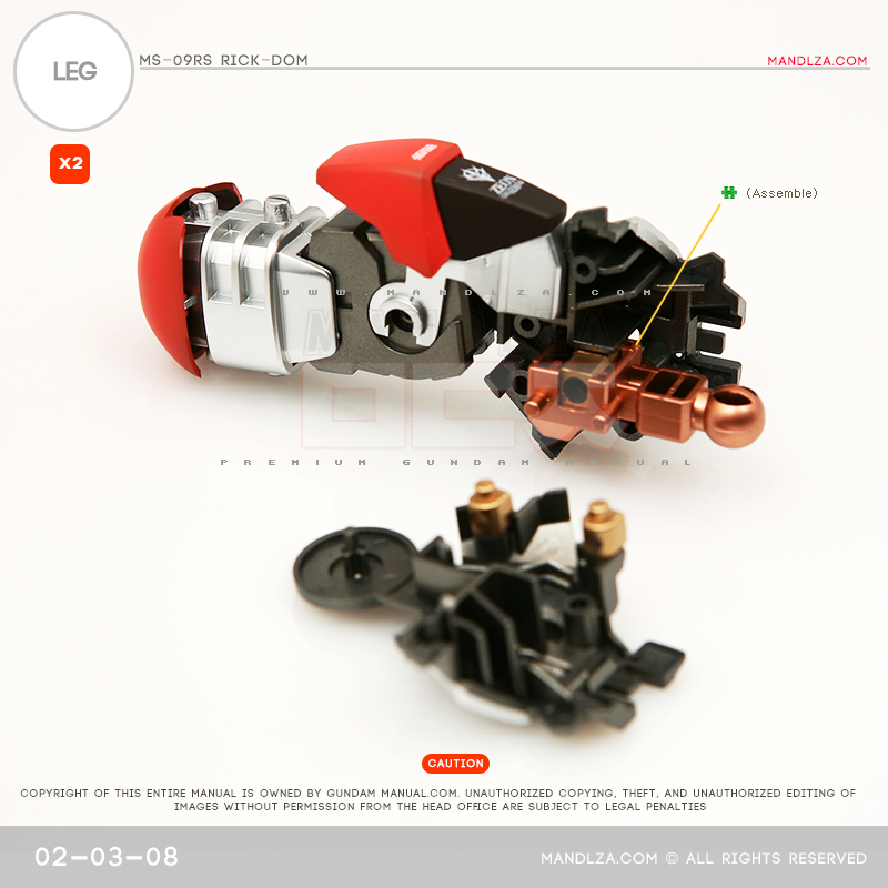 MG] Char Zaku 2.0 LEG 02-03