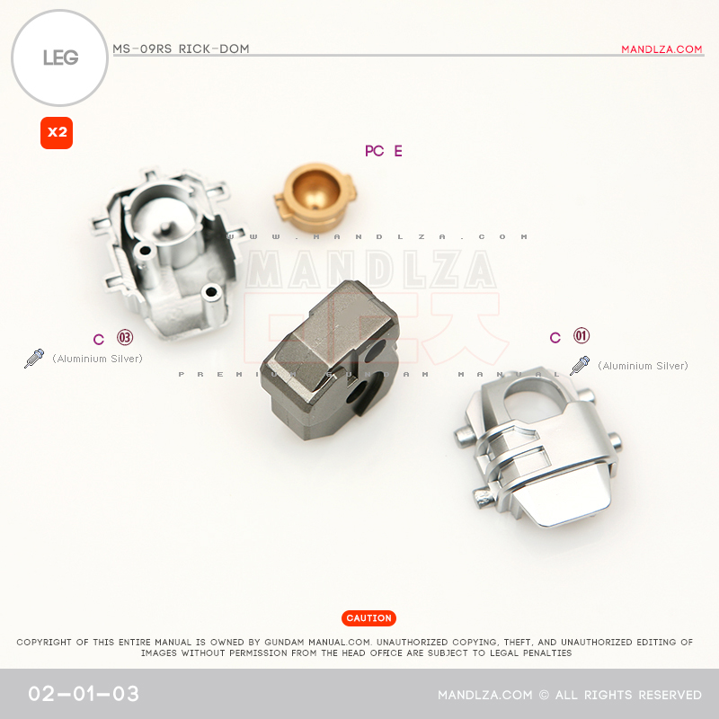 MG] Char Zaku 2.0 LEG 02-01