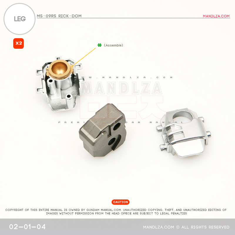 MG] Char Zaku 2.0 LEG 02-01
