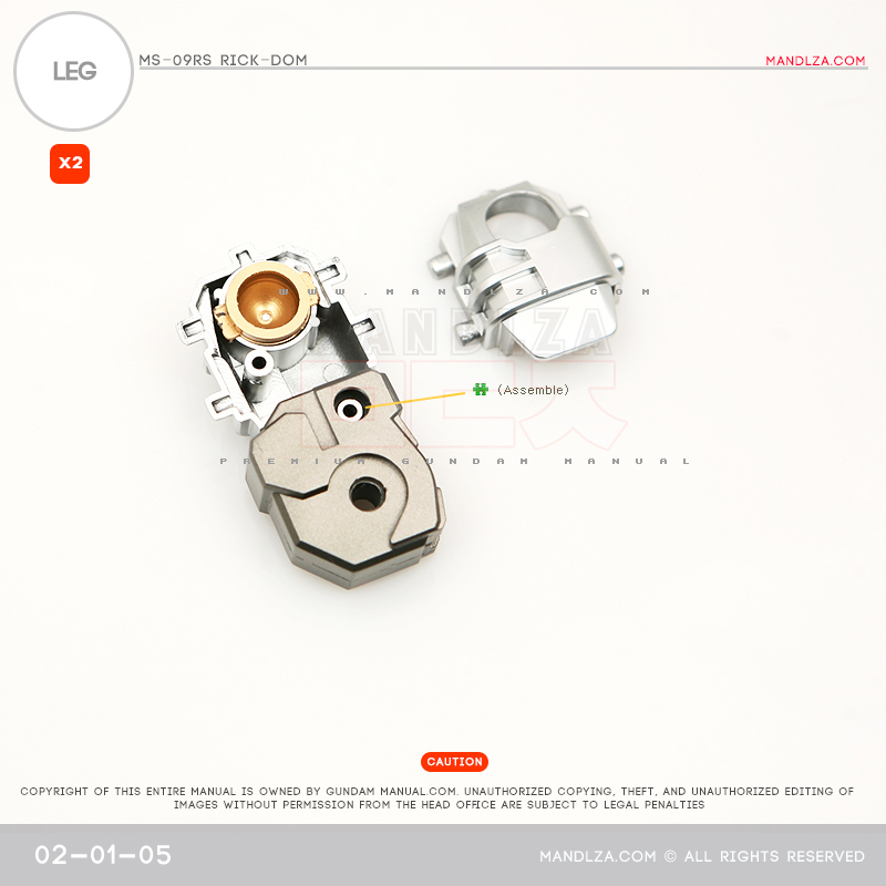 MG] Char Zaku 2.0 LEG 02-01