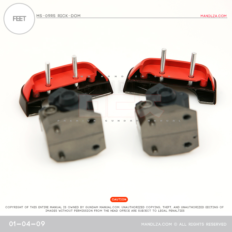 MG] Char Zaku 2.0 FEET 01-04