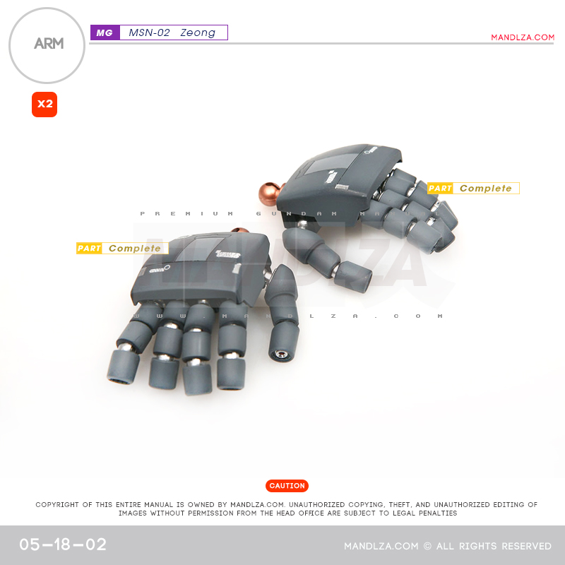 MG] MSN-02 ZEONG ARM 05-18