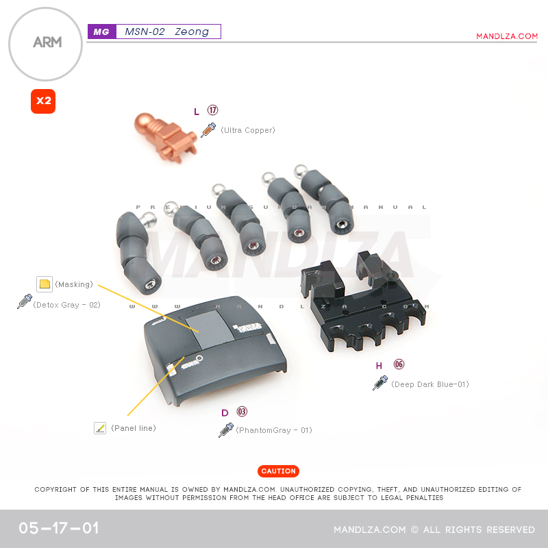 MG] MSN-02 ZEONG ARM 05-17