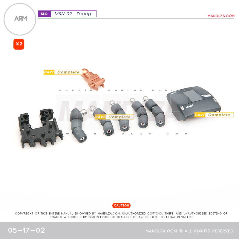MG] MSN-02 ZEONG ARM 05-17