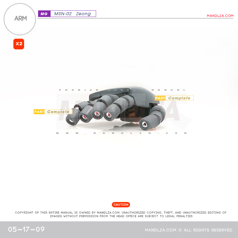 MG] MSN-02 ZEONG ARM 05-17