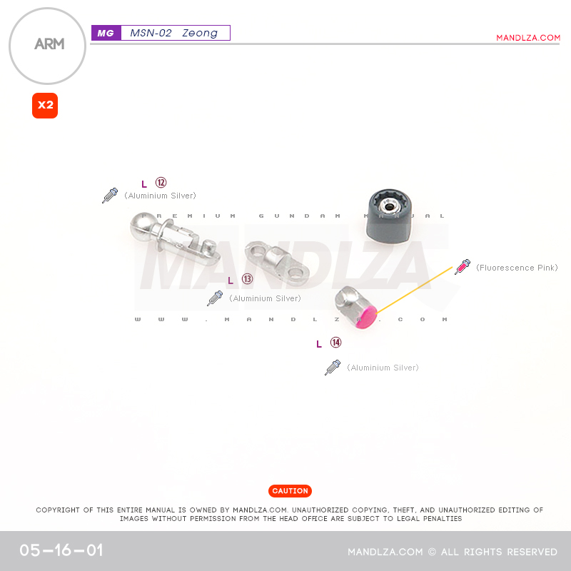 MG] MSN-02 ZEONG ARM 05-16